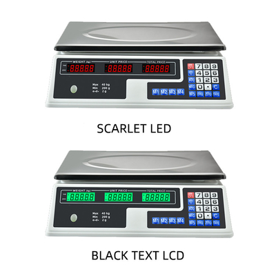 30kg Digital Table Scale for Accurate Weight and Calculation in ABS Plastic Rectangle Design