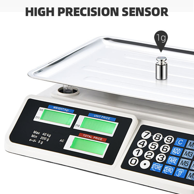 Commercial 40kg Electronic Scale WITH LID 30kg Vegetable Scale for Commercial division 1g