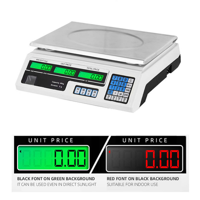 Stainless Steel ABS Plastic 40KG 30KG High Accuracy Digital Electronic Supermarket Household Kitchen Food Weighing Counting Scale