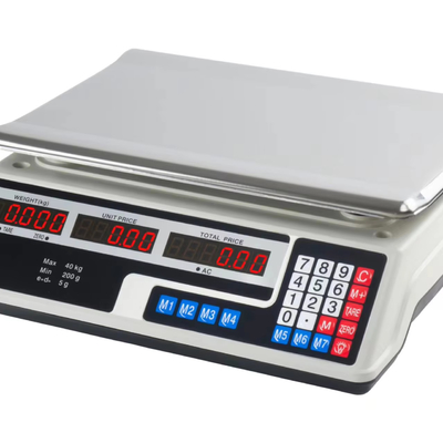 Stainless Steel ABS Plastic 40KG 30KG High Accuracy Digital Electronic Supermarket Household Kitchen Food Weighing Counting Scale