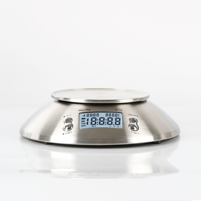 Stainless Steel Kitchen Scale with Battery Power Source and Accurate Weight Measuring Function