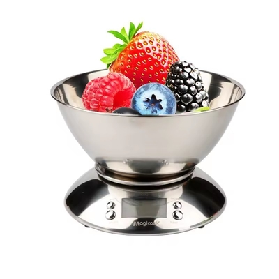Digital Scale Type Stainless Steel Electronic 5kg 1g Precision Kitchen Scales for Weight Measuring and Food Balance