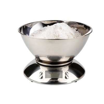 Stainless Steel Material 201 ABS Base Digital Kitchen Scale in 215*145mm Product Size for Accurate and Easy Weighing
