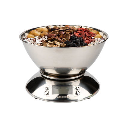Stainless Steel Material 201 ABS Base Digital Kitchen Scale in 215*145mm Product Size for Accurate and Easy Weighing