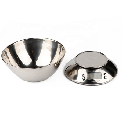 Stainless Steel Material 201 ABS Base Digital Kitchen Scale in 215*145mm Product Size for Accurate and Easy Weighing