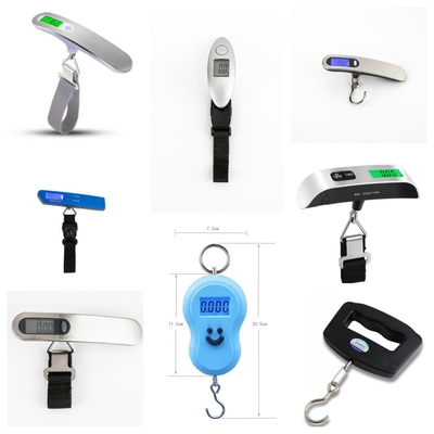 1PIECE Luggage Weighing Multifunctional Weight Digital Luggage Scale with Customized Logo Color Box and 1 3V Battery