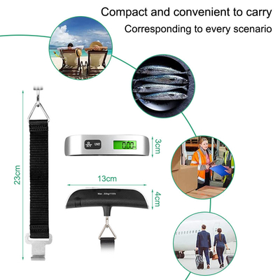 Portable Digital Scale for Weighing Baggage Bag Weight Balance Tool Digital Display Maximum Weight Recommendation 50kg
