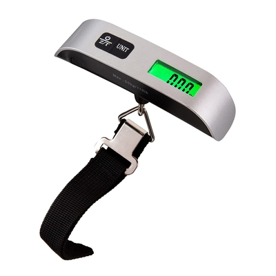 Portable Electronic ABS Plastic Luggage Scale Design 50kg Hook Weighing Scales Battery Powered Digital Display