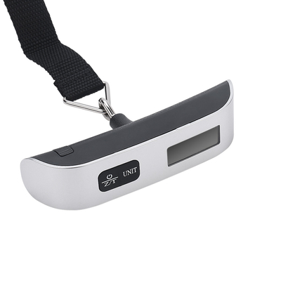 Digital Display Portable Mini Luggage Scale 50KG Hanging Weight Machine Battery Operated Plastic Bascula for Travel