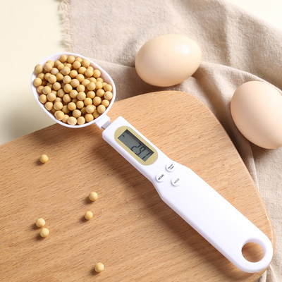 Mini Powder Grams Ounces Food Weight Measuring Spoon 1g Division Accessories ABS Plastic Kitchen Scale with Scale Tray