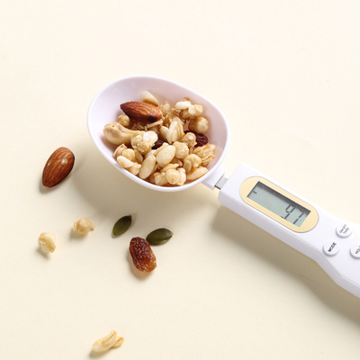 Mini Powder Grams Ounces Food Weight Measuring Spoon 1g Division Accessories ABS Plastic Kitchen Scale with Scale Tray