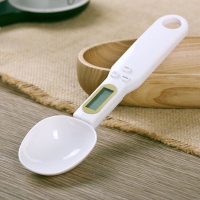 Weight Measuring Function Plastic Lcd Digital Liquid Bulk Measuring Spoons With Scale for Cooking