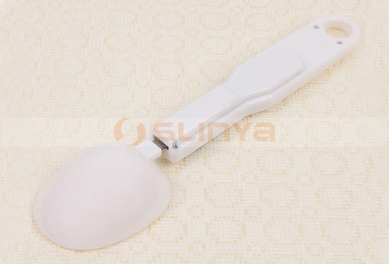 Weight Measuring Function Plastic Lcd Digital Liquid Bulk Measuring Spoons With Scale for Cooking