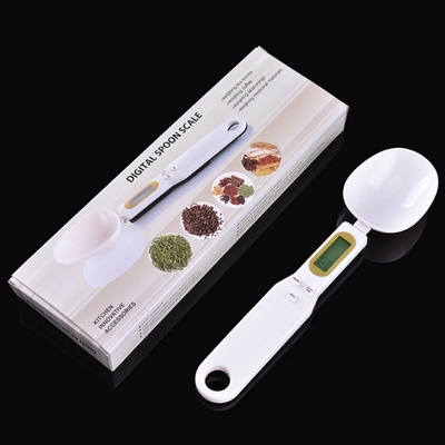 High Accuracy Electronic Scale for Kitchen Ingredients Capacity 500g/0.1g Portable Measuring Spoon ABS Plastic Electronic