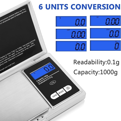 Customizable Portable Digital Jewelry Gold Scale Mini 200g 0.01g Electronic Pocket Gram Scale With Calculator Convenient