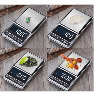 ABS Plastic Stainless Steel Digital Pocket Scale WITH LID 500g 300g Digital Mini Jewelry Scale 0.01g Portable Electronics