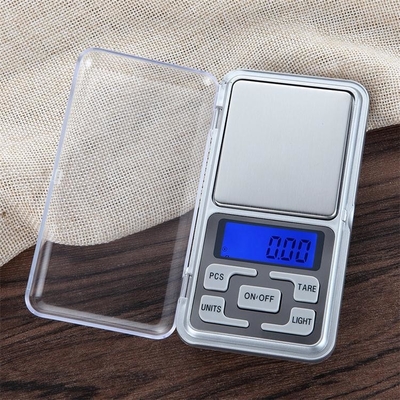 Pocket Digital Scale Mini Digital Balance for Jewelry Weighing 500g 0.01g Product Size 128*75*19mm 2* AAA batteries