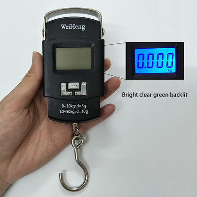Travel Portable Digital Luggage Balance 50kg/110lb Hanging Scale with Tare Function Electronic Weighing Scales