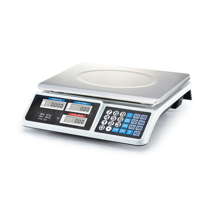Precision LCD Commercial Portable Digital Food Electronic Computing Scales WITH LID Veidt Weighing ACS-809 Stainless Steel