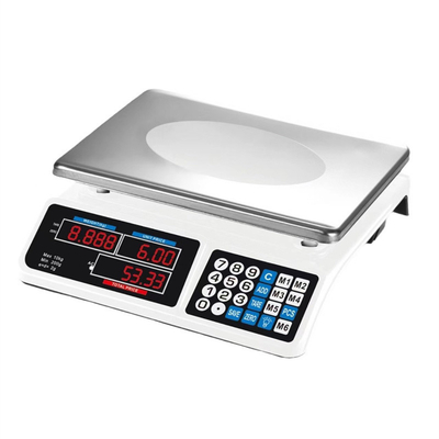 Precision LCD Commercial Portable Digital Food Electronic Computing Scales WITH LID Veidt Weighing ACS-809 Stainless Steel