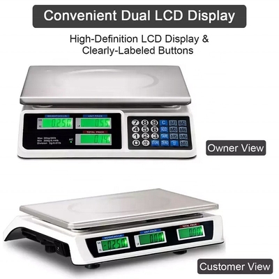 40KG Maximum Weight Recommendation Kitchen Electronic Computing Scale with Scale Tray and Weighing Digital Scale Machine