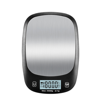 Solid Pattern Type Stainless Steel Electronic Kitchen Scale 5kg 11lb Weight Measuring Tool with Patented Technology