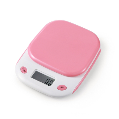 3kg/0.1g Mini Digital Kitchen Scale with Lid ABS Plastic Smart Battery Food Balancing Machine