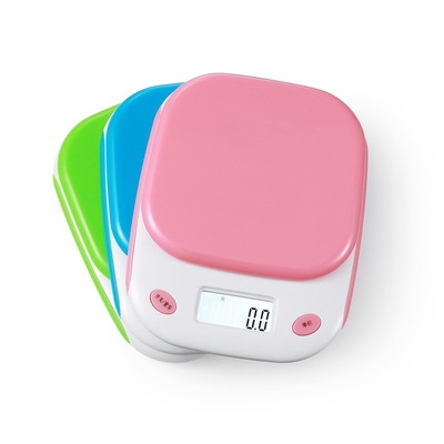 3kg/0.1g Mini Digital Kitchen Scale with Lid ABS Plastic Smart Battery Food Balancing Machine