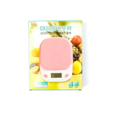 Stainless Steel Smart Nutrition Calorie Measuring Food Scale 5kg Maximum Weight Recommendation for Healthy Meal Planning