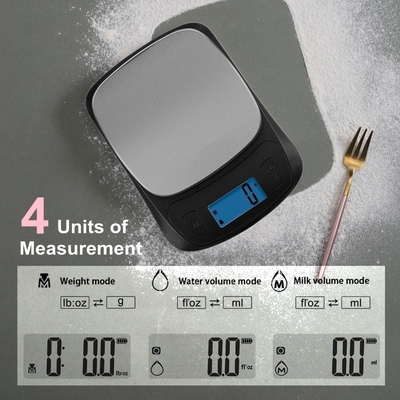 0.1g Electronic Gram Weighing Electric Kitchen Scale with Stainless Steel Platform and Digital Display