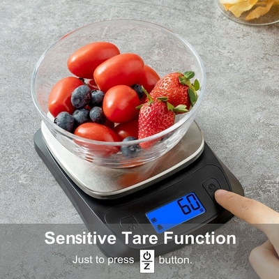 0.1g Electronic Gram Weighing Electric Kitchen Scale with Stainless Steel Platform and Digital Display