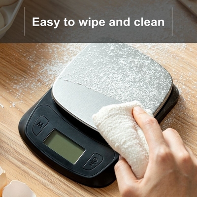 0.1g Electronic Gram Weighing Electric Kitchen Scale with Stainless Steel Platform and Digital Display