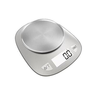 Veidt ROUND 5kg Stainless Steel Food Scale Smart Food Weight Scale Digital Kitchen Scale Battery Operated and ROUND Design