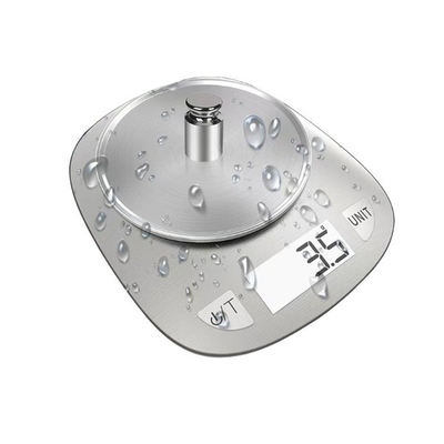 Veidt ROUND 5kg Stainless Steel Food Scale Smart Food Weight Scale Digital Kitchen Scale Battery Operated and ROUND Design