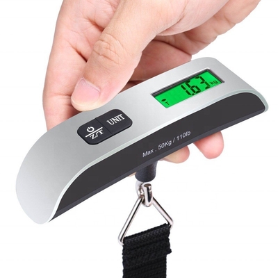 110 lb/50 kg Portable Electronic Digital Luggage Scale Battery Powered for Accurate and Convenient Suitcase Weighing
