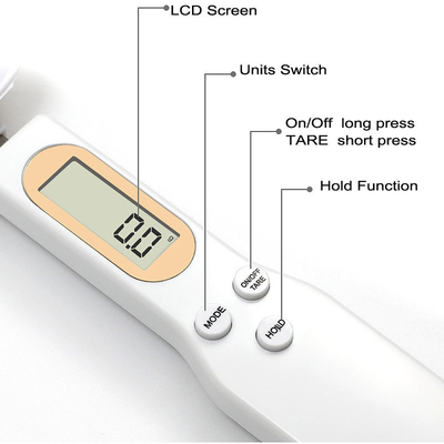 Accurate and Durable 500g/0.1g Digital Spoon Scale for Kitchen Baking ABS Material 23*7cm*5.7cm