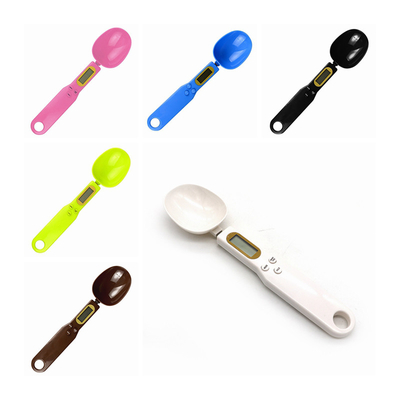 Accurate 500g Kitchen Digital Spoon Scale with Scale Tray and Battery Power Source Easy-to- Weight Measurement