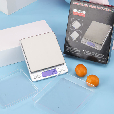 LCD Screen 39*15mm Rectangle 3000g 0.1g Digital Coffee Scale for Convenient Kitchen Food Measurement