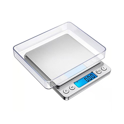 Portable and Accurate Santwell Portable Digital Gram Scale 12.7*10.6*1.6cm Size ±0.03g Tolerance Multiple Weighing Types