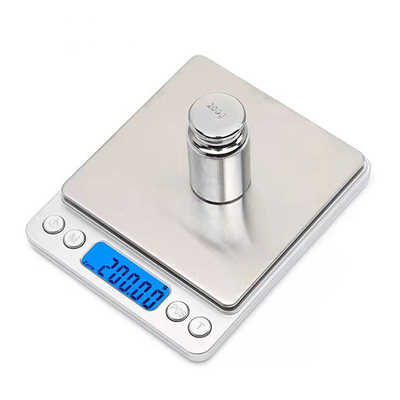 Portable and Accurate Santwell Portable Digital Gram Scale 12.7*10.6*1.6cm Size ±0.03g Tolerance Multiple Weighing Types