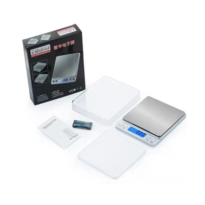 Portable and Accurate Santwell Portable Digital Gram Scale 12.7*10.6*1.6cm Size ±0.03g Tolerance Multiple Weighing Types