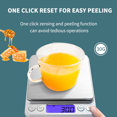 Accurate 0.1g USB Charging Digital Jewelry Pocket Scale Portable Gold Scale with LCD Display and Battery Power Source