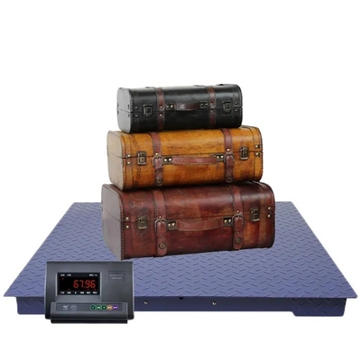 Veidt Weighing 1.5m*2m 1000kg 3mm Plate Bluetooth Platform Scale 3000kg Smart Scale Floor Electronic Led Foot Platform Scale