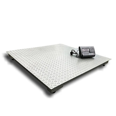 1m*1m Pan Size Veidt Customizable Industrial Wireless Digital Platform Floor Scale 5t with 500g 3mm Plate 2000kg Capacity