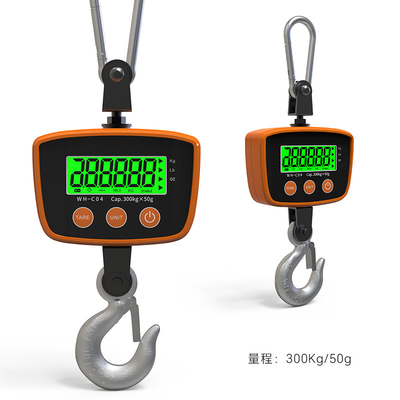 Weiheng 500KG Portable Electronic Crane Scale Digital LCD Display ABS Plastic Stainless Steel Customizable Industrial Scales