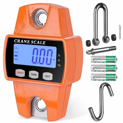 LED Display LCD Electronic Weighing Scale Heavy Duty 300kg Hanging Crane Scales with OEM and ODM Customization Support