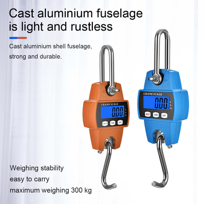 Customized Support Digital LCD Industrial Scale with Waterproof Detachable Hook and Blue Orange Display OEM/ODM Supported