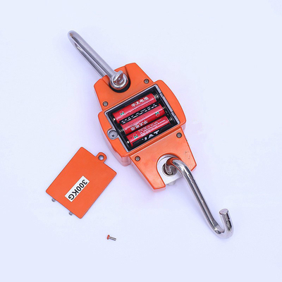 High Accuracy Digital Load Cell 300KG Steel OEM 3*AAA Dry Battery OCS-L Mini Crane Scale Industrial Hook Weighing Scale