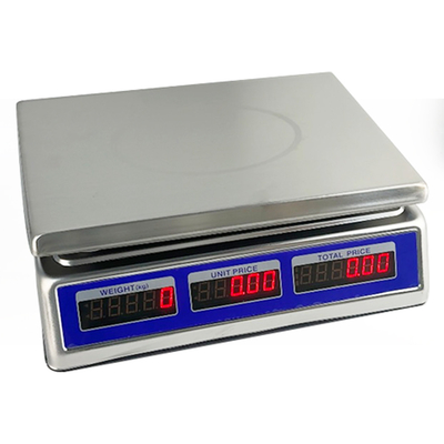 30kg Digital Stainless Steel LCD Bench Scale ACS Computing Weight Scale 40kg 35kg 30kg 15kg 6kg Fruit Balance 1g Display