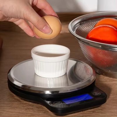 High Accuracy Digital Kitchen Electric Food Weight Measuring Machine Smart Nutrition with Battery Power Source